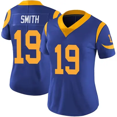 Women's Limited Xavier Smith Los Angeles Rams Royal Alternate Vapor Untouchable Jersey