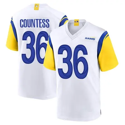 Youth Game Blake Countess Los Angeles Rams White Jersey