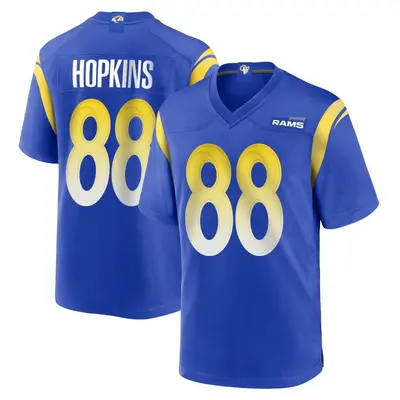 Youth Game Brycen Hopkins Los Angeles Rams Royal Alternate Jersey