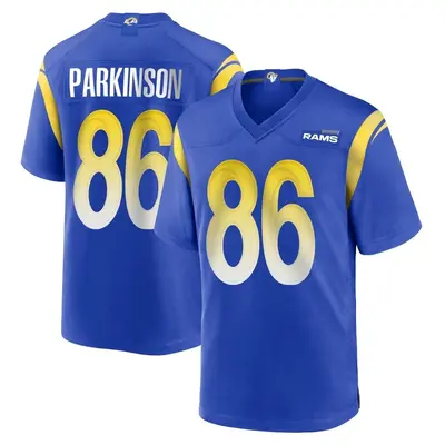 Youth Game Colby Parkinson Los Angeles Rams Royal Alternate Jersey