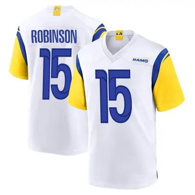 Youth Game Demarcus Robinson Los Angeles Rams White Jersey