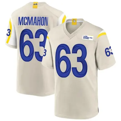 Youth Game Dylan McMahon Los Angeles Rams Bone Jersey