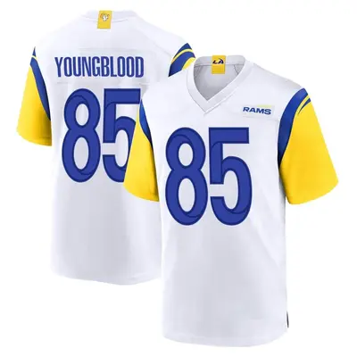 Youth Game Jack Youngblood Los Angeles Rams White Jersey