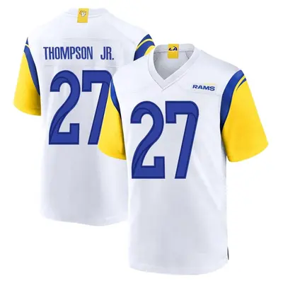 Youth Game SaRodorick Thompson Jr. Los Angeles Rams White Jersey