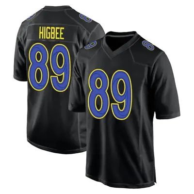 Youth Game Tyler Higbee Los Angeles Rams Black Fashion Jersey