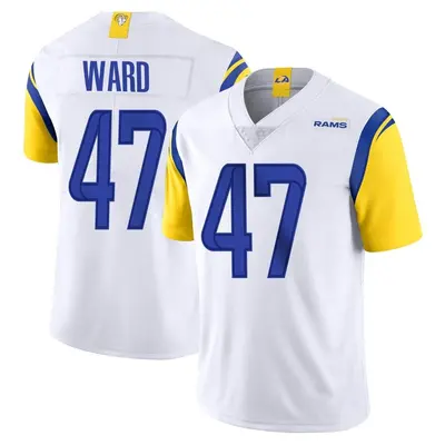 Youth Limited Alex Ward Los Angeles Rams White Vapor Untouchable Jersey