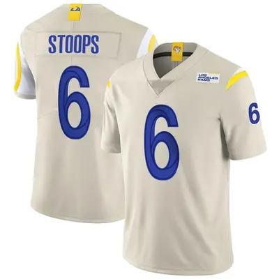 Youth Limited Drake Stoops Los Angeles Rams Bone Vapor Jersey