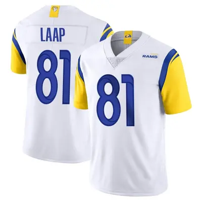 Youth Limited JJ Laap Los Angeles Rams White Vapor Untouchable Jersey