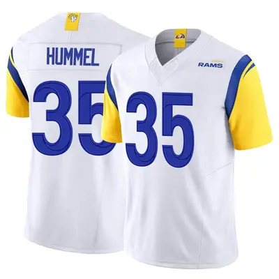 Youth Limited Jacob Hummel Los Angeles Rams White Vapor F.U.S.E. Jersey