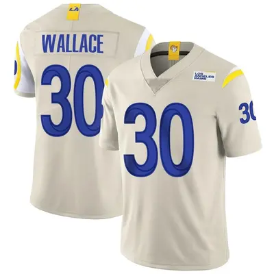 Youth Limited Josh Wallace Los Angeles Rams Bone Vapor Jersey