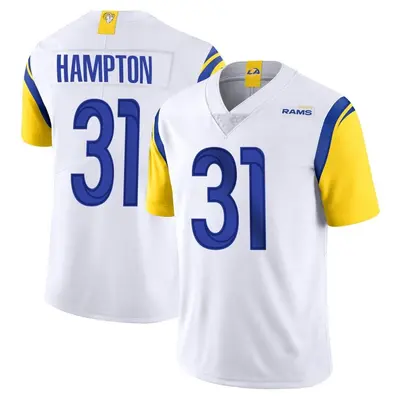 Youth Limited Nick Hampton Los Angeles Rams White Vapor Untouchable Jersey